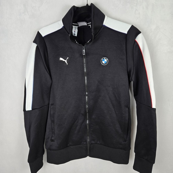 Puma Other - Puma BMW M Motorsport T7 Track Racing Jacket Unisex Small Black Zip Up X MMS